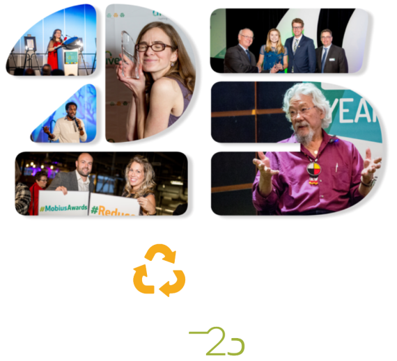 25th year logo for mobius